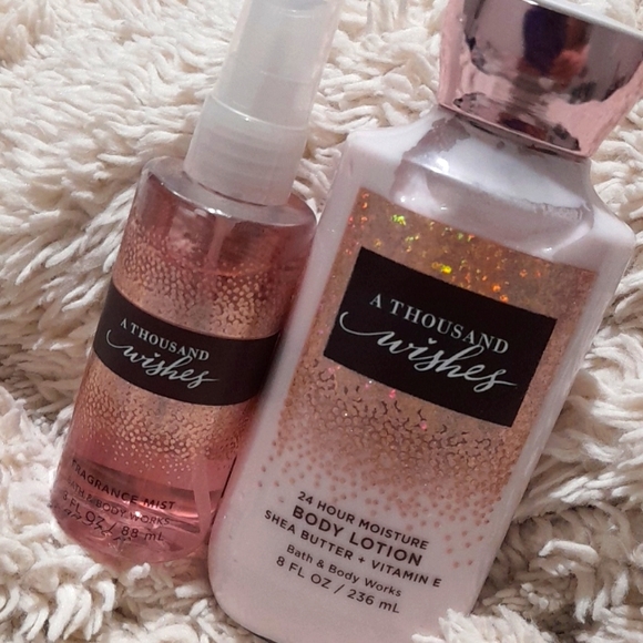 Bath & Body Works Other - BBW A Thousand Wishes Body Spray & Body Lotion Duo